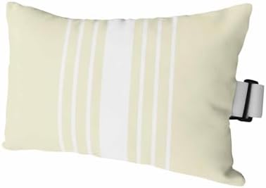 Adjustable Head Pillow for Chaise Lounge Waterproof Throw with Elastic Strap