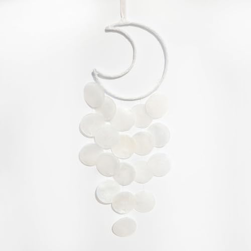 Pretty Jolly Small Outdoor Moon Dream Catcher Wind Chimes