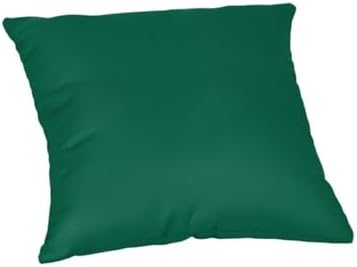 Reversible Square Throw Pillow 20x20 Inches Forest Green