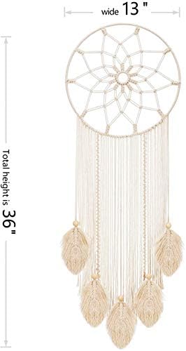 Mkono Large Dream Catcher Boho Wall Hanging Decor