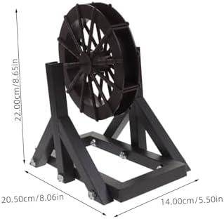 YARNOW Waterfall Fountain Rotating Wheel Decor Set
