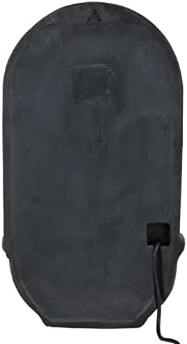 Sunnydaze Messina 26 Inch Outdoor Wall Fountain with French Limestone Finish