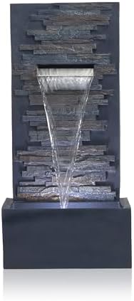 Alpine Corporation CPS194 Brown 55 Inch Wall Mounted Fountain