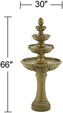 John Timberland Sag Harbor 66 High Freestanding Water Fountain with LED Light