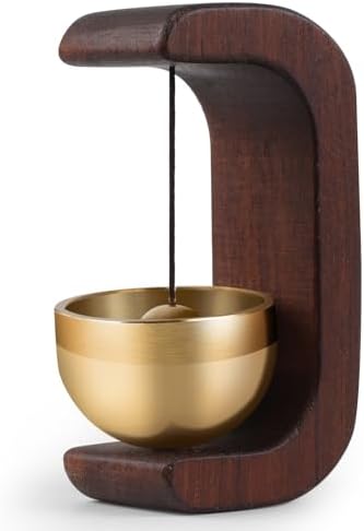 Munkant Magnetic Door Bell Chime Wooden Decorative Bell
