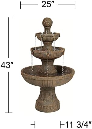 John Timberland Ravenna 43 High Outdoor Fountain