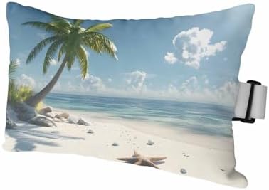 Outdoor Head Pillow with Elastic Strap and Insert 1