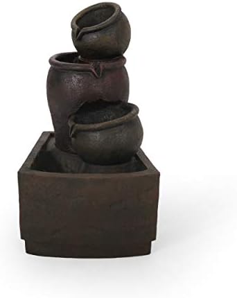 Christopher Knight Home Olga Fountain Rustic Multi-Brown