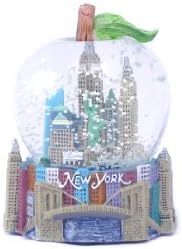 Zizo New York City Classic Apple Snow Globe 65mm