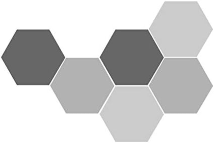 6 Honeycomb Wall Decal Stickers Geometric Hexagons