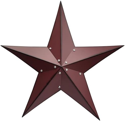 24 Inch Rustic Metal Barn Star Wall Decor