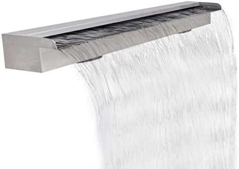 Rectangular Waterfall Pool Fountain Stainless Steel 47 2 Inch