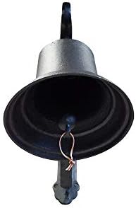 NACH Rustic Cast Iron Doorbell in Antique Black