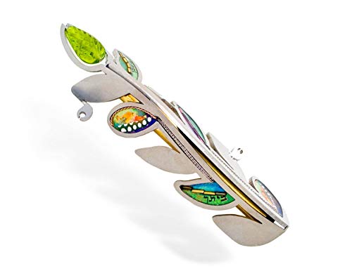 Seeka My Home of Peace Olive Branch Mezuzah - M0637 1