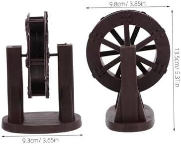 Mini Water Wheel Fountain Decor for Pond and Garden