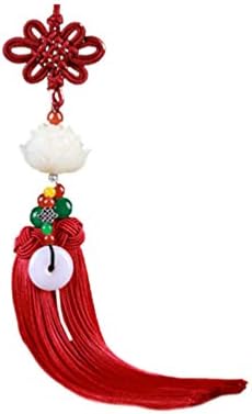 Garneck Car Rear View Mirror Hanging Tassel Ornament