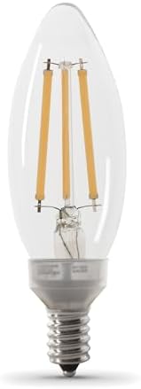 Feit Electric LED Candelabra Bulb 12 Pack Dimmable 2700K