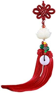 Garneck Car Rear View Mirror Hanging Tassel Ornament