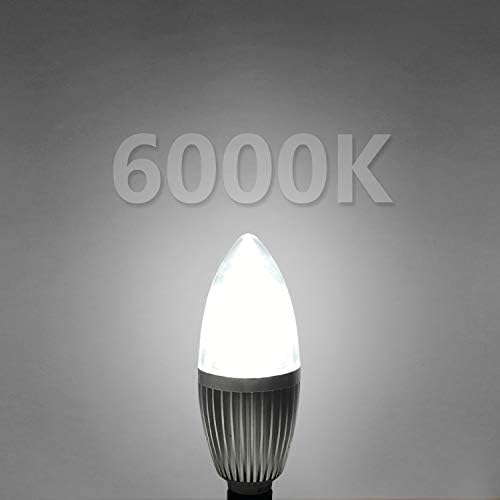 Geeze LED Candelabra Bulb Non-Dimmable 12W 1200 Lumens E12 Base