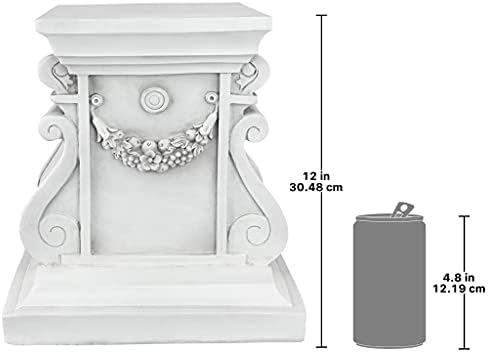 Design Toscano Statuary Garden Base Riser Medium Classic Plinth