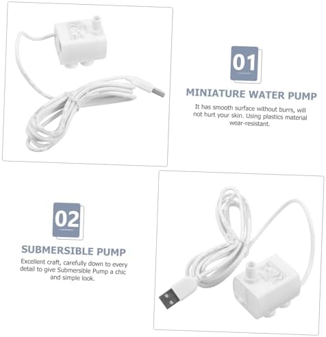 Happyyami Mini USB Water Pump for Aquariums and Tabletop Fountains