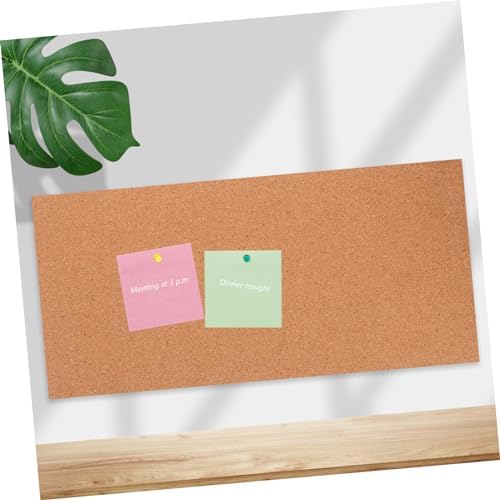 Levemolo 17x8in Adhesive Cork Board for Wall Office
