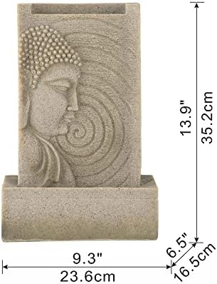 Indoor Outdoor Buddha Water Fountain with LED