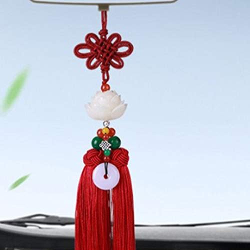 Garneck Car Rear View Mirror Hanging Tassel Ornament