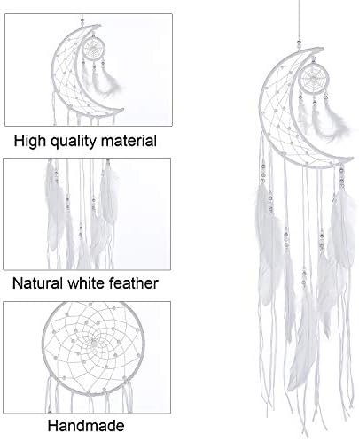 Jetec 3 Pcs Dream Catcher with Moon Sun Star Design