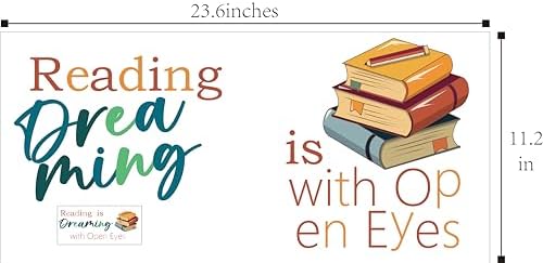 Reading is Dreaming with Open Eyes Wall Decals