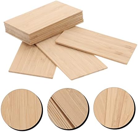 TEHAUX 10pcs Rectangular Cardboard Cutouts for DIY Crafts