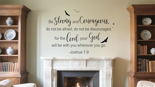 Joshua 19 Christian Scripture Wall Decal - Inspirational Quotes Decor
