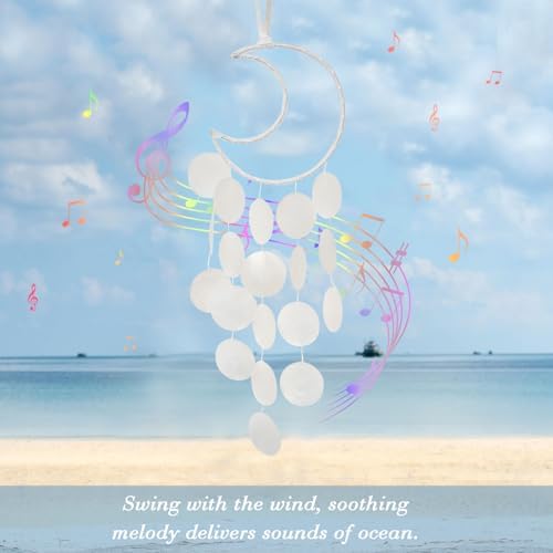 Pretty Jolly Small Outdoor Moon Dream Catcher Wind Chimes