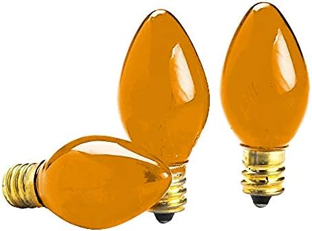 The Dreidel Company Hanukkah Electric Menorah Bulbs Orange 9-Pack