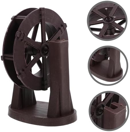 Mini Water Wheel Fountain Decor for Pond and Garden