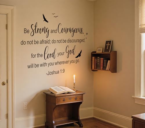 Joshua 19 Christian Scripture Wall Decal - Inspirational Quotes Decor
