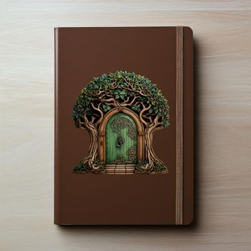 Beautiful Tree Fairy Door Wall Sticker - Removable Decal