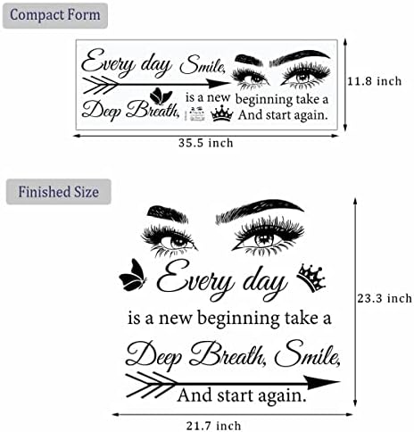 Motivational Wall Decal Every Day is a New Beginning