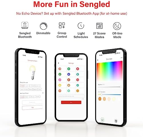 Sengled Alexa Light Bulb 40W 2700K 4 Pack