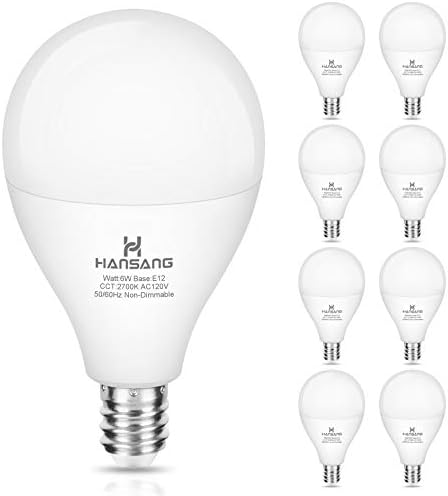 Hansang LED Ceiling Fan Light Bulb 8 Pack
