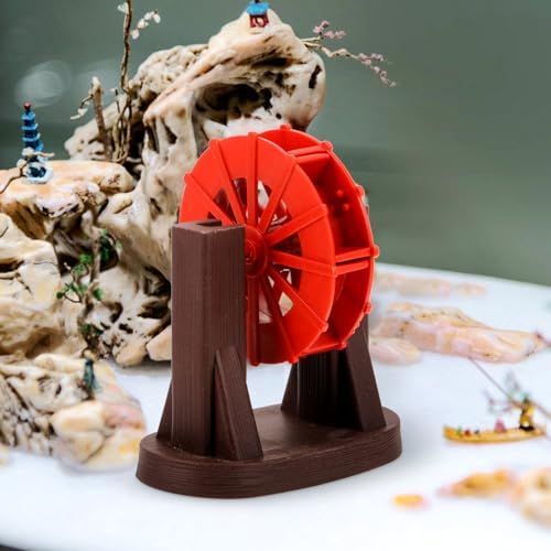 Mini Water Wheel Fountain for Garden and Patio Dcor