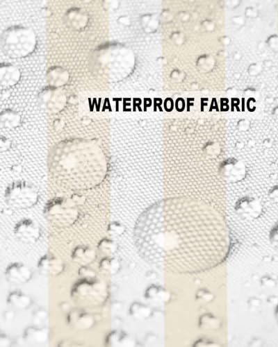 YOKOU Waterproof Throw Pillow Covers Set of 2 Square 18X18