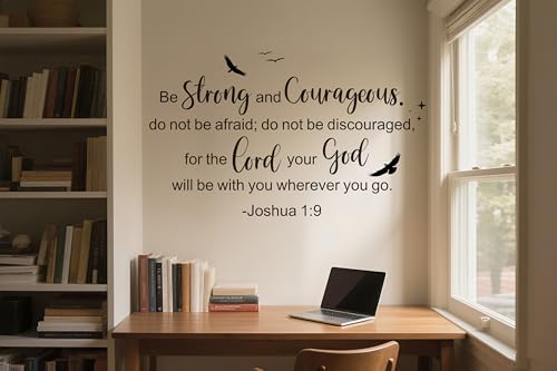Joshua 19 Christian Scripture Wall Decal - Inspirational Quotes Decor