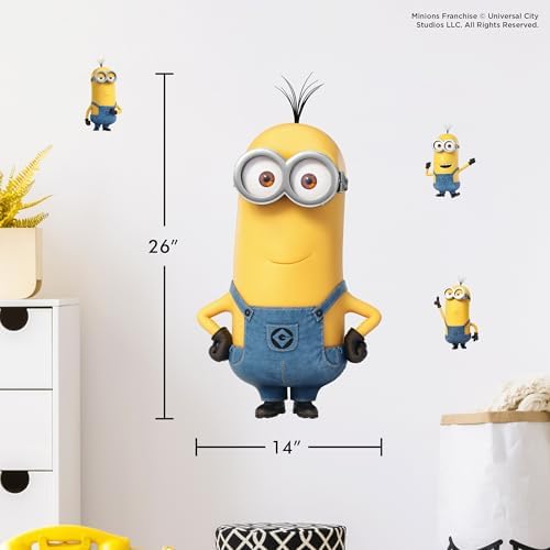 Despicable Me Minions Kevin Wall Decals Set of 4