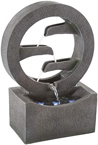 Pure Garden 4 Tier Water Fountain with LED Lights