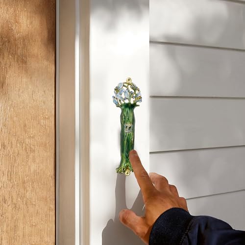 MrMrKura Mezuzah Scroll Door Holder Bright Green