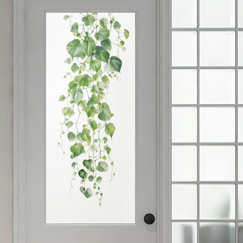 Green Plant Vine Leaves Wall Sticker for Bedroom Decor