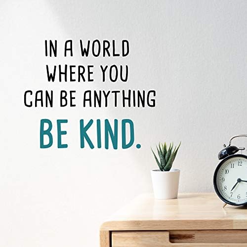 GULIGULI Kind Inspirational Quotes Wall Decals