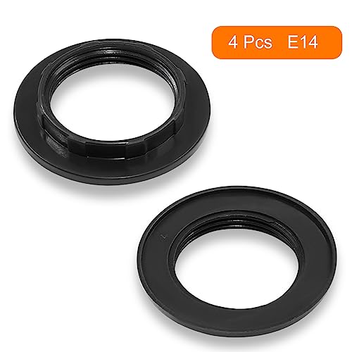 Litoexpe 4 Pack E14 Lamp Shade Collar Rings