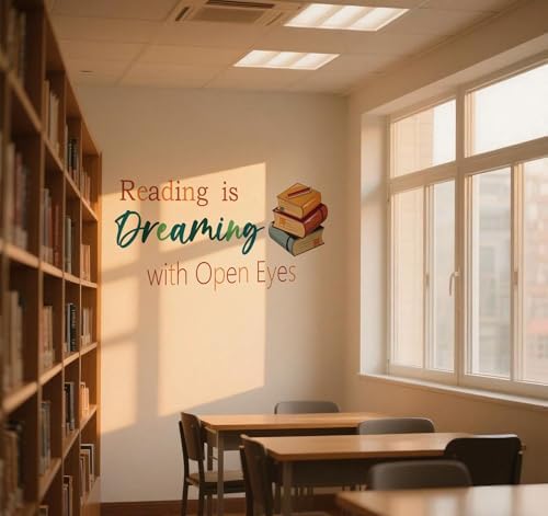 Reading is Dreaming with Open Eyes Wall Decals